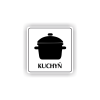 Cedule kuchyň | Piktogram (čtverec)