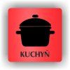 Cedule kuchyň – plast (piktogram)