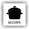 Cedule kuchyň – plast (piktogram)