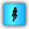 Piktogram - WC ŽENY