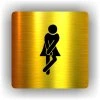 Cedule wc ženy – plast (piktogram)