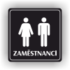 Cedule muži ženy zaměstnanci – plast (piktogram)