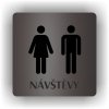 Piktogram - NÁVŠTĚVY MUŽI ŽENY