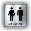 Cedule návštěvy muži ženy – plast (piktogram)