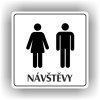 Cedule návštěvy muži ženy – plast (piktogram)