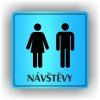 Cedule návštěvy muži ženy – plast (piktogram)
