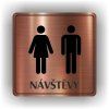 Cedule návštěvy muži ženy – plast (piktogram)
