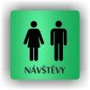 Cedule návštěvy muži ženy – plast (piktogram)