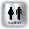 Cedule návštěvy muži ženy – plast (piktogram)