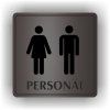 Cedule personál muži,ženy – plast (piktogram)