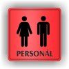 Cedule personál muži,ženy – plast (piktogram)