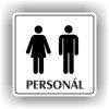 Cedule personál muži,ženy – plast (piktogram)