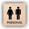Cedule personál muži,ženy – plast (piktogram)