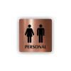 Cedule personál muži,ženy | Piktogram (čtverec)