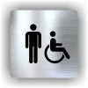 Piktogram - MUŽI,VOZÍČKÁŘ