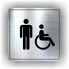 Piktogram - MUŽI,VOZÍČKÁŘ
