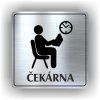 Cedule čekárna – plast (piktogram)