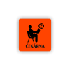 Cedule čekárna | Piktogram (čtverec)