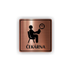 Cedule čekárna | Piktogram (čtverec)