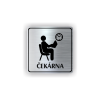 Cedule čekárna | Piktogram (čtverec)