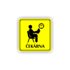 Cedule čekárna | Piktogram (čtverec)