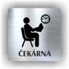 Cedule čekárna – plast (piktogram)