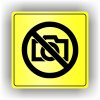Piktogram - ZÁKAZ FOCENÍ