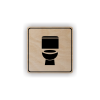 Cedule wc | Piktogram (čtverec)