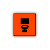 Cedule wc | Piktogram (čtverec)