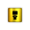 Cedule wc | Piktogram (čtverec)