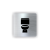 Cedule wc | Piktogram (čtverec)
