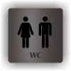 Cedule wc muži,ženy – plast (piktogram)