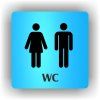 Cedule wc muži,ženy – plast (piktogram)