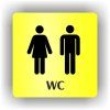 Cedule wc muži,ženy – plast (piktogram)