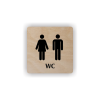 Cedule wc muži,ženy | Piktogram (čtverec)