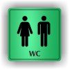 Cedule wc muži,ženy – plast (piktogram)