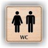 Cedule wc muži,ženy – plast (piktogram)