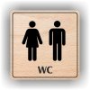 Piktogram - WC MUŽI,ŽENY