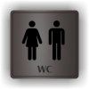 Cedule wc muži,ženy – plast (piktogram)