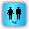 Cedule wc muži,ženy – plast (piktogram)