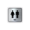 Cedule wc muži,ženy | Piktogram (čtverec)