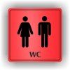 Cedule wc muži,ženy – plast (piktogram)