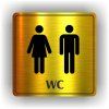 Cedule wc muži,ženy – plast (piktogram)