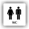 Cedule wc muži,ženy – plast (piktogram)