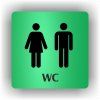 Cedule wc muži,ženy – plast (piktogram)