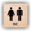 Cedule wc muži,ženy – plast (piktogram)