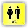 Cedule wc muži,ženy – plast (piktogram)