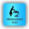 Cedule přebalovací pult – plast (piktogram)