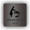 Cedule přebalovací pult – plast (piktogram)