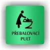 Cedule přebalovací pult – plast (piktogram)
